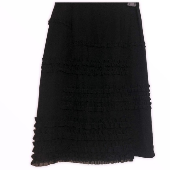 Moschino Dresses & Skirts - Moschino ruffle detail black skirt